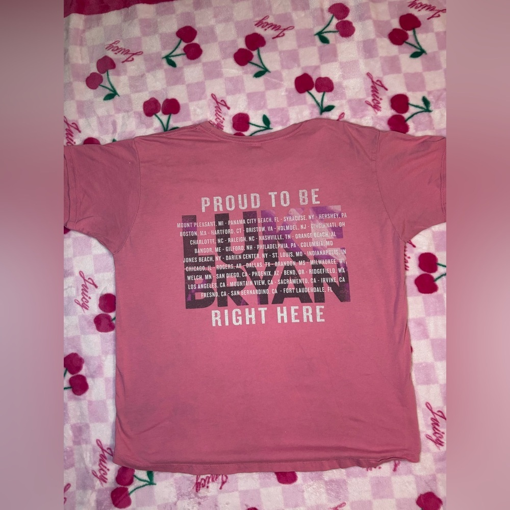 LUKE BRYAN Pink "Proud to Be Right Here" 2021 Tour shirt - Picture 13 of 13